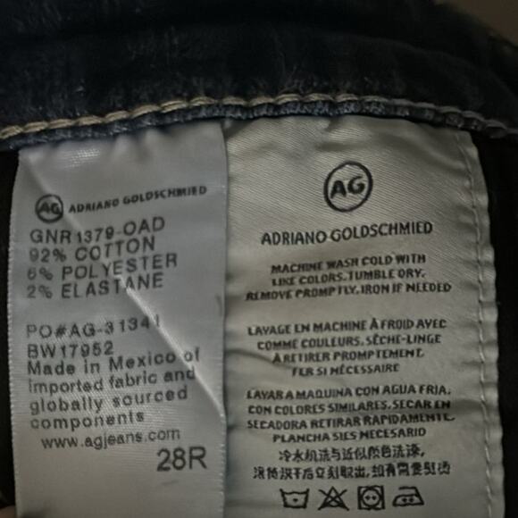 AG ADRIANO GOLDSCHMIED THE FARRAH SKINNY HIGH-RISE JEANS SIZE 28 - Picture 10 of 10